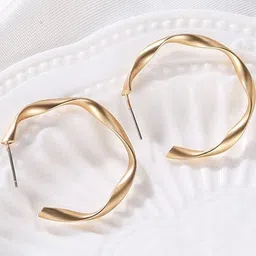 Arzonai Contemporary Hoop Earrings-picture-18