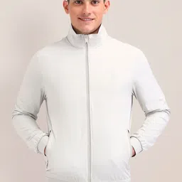 U.S. Polo Assn. Men Mock Collar Solid Casual Bomber Jacket-picture-19