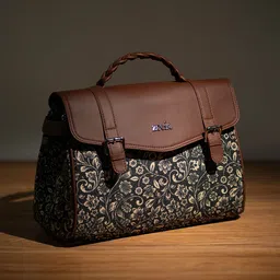 ZOUK Floral Printed Satchel-picture-0