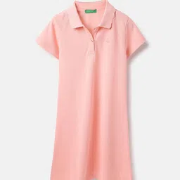 United Colors of Benetton Girls Shirt Collar T-shirt Dress-image-93