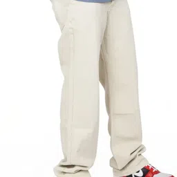 LINARIA Men Classic Baggy Mid-Rise No Fade Stretchable Jeans image 4