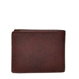 OLIVE MIST Men Textured Leather Two Fold Wallet image 2