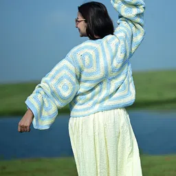 Sugercandy Women Colourblocked Woollen Pullover image 5