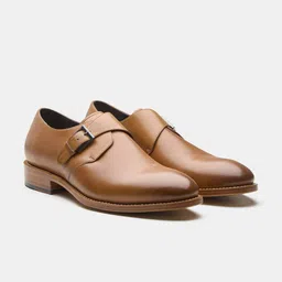 KOZASKO Goodyear Welted Tan Single Monks-picture-17