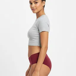 FiveFlag Combed Cotton Mid-Rise Hipster Briefs image 3