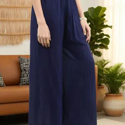 KYVO Women Flared Fit Palazzos image 2