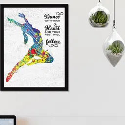 Chaka Chaundh Multicoloured Synthetic Wood Wall Art image 3