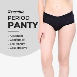 caredone Women Periods Black Panty image 2