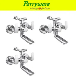 parryware Primo Wall Mixer with Crutch For hand Shower Provision set of 3 pic 401 Wall Mixer with hand Shower Provision Wall Mixer Faucet-picture-17
