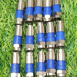 GoodsBazaar 20pcs Rg6 Compression F Type Straight STB Dish Antenna Coax DTH Cable Connector Network Interface Card-picture-41