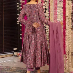 Anni Designer Women Floral Printed Kurta with Trousers & Dupatta image 3