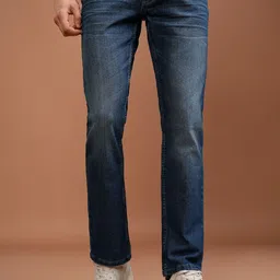 HIGHLANDER Men Straight Fit Heavy Fade Stretchable Jeans-picture-38