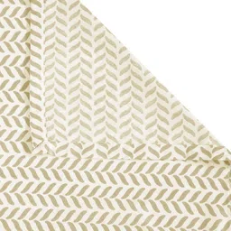 Aura Brown & White Geometric Printed 350 TC Single Bedsheet Set 2.15 m x 1.50 m image 3