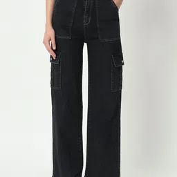 M MODDY Women Jean Straight Fit High-Rise Stretchable Jeans-image-6