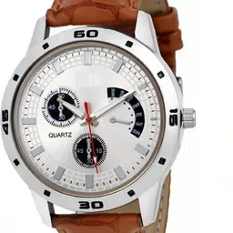 Miss Perfect Unisex Dial & Leather Straps Analogue Multi Function Watch D90-picture-15