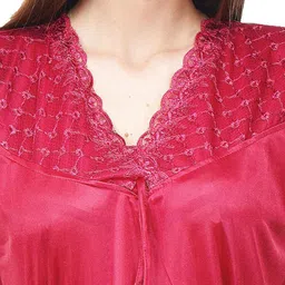 PHALIN Women Satin Night suits image 3