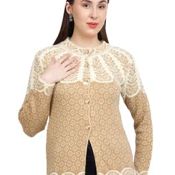 Chatanya Women Round Neck Printed Sweaters-image-24