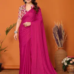 Munir Striped Silk Blend Saree-picture-24