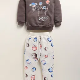Annie Girls Printed Pure Cotton Top With Trousers image 2