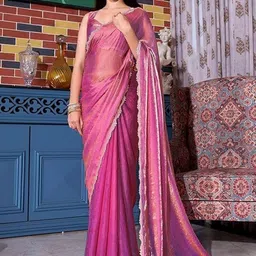 PAYAL CREATION Embroidered Pure Chiffon Designer Maheshwari Saree-picture-32