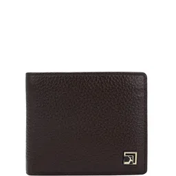 Da Milano Men Brand Logo Textured Leather Two Fold Wallet-image-87