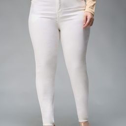 Miss Chase A+ Women Skinny Fit High-Rise Light Fade Jeans-picture-31