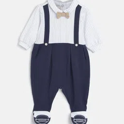 Chicco Boys Striped Sleepsuit image 1