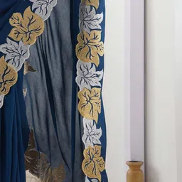 IndianRang Zari Pure Chiffon Saree image 3