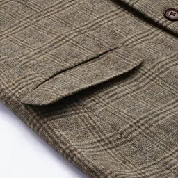 mr bowerbird Men Checkered Single Breasted Casual Blazer image 5