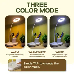 WEIRD WOLF White Acrylic Rechargeable Spherical Table Lamp image 3