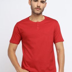 appulse Henley Neck Short Sleeves Cotton Relaxed Fit T-shirt-picture-24