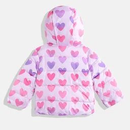 THE CHILDREN'S PLACE Girls Printed Hooded Padded Jacket image 4