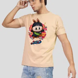 Greylongg Graphic Printed Round Neck Cotton Regular Fit T-shirt-picture-26