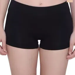 DHANDAI FASHION Pack Of 2 Mid-Rise Boys Shorts Briefs Boy Short Full P(Mo-2+CB-2)BlkSkn-image-1