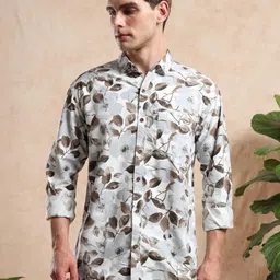 ALLWIN PAUL Men Grey Shirts image 2