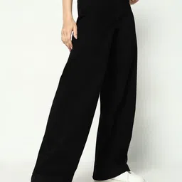 SHOWOFF Women Cotton Comfort Wide Leg Mid-Rise Jeans image 5