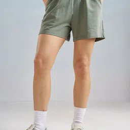 Street By Tokyo Talkies Women Mid-Rise Relaxed Fit Shorts-image-43