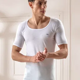 LUX VENUS 
Pack of 6 Men Round Neck Cotton Vest image 2