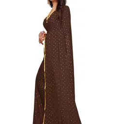 REDFISH Printed Bandhani Chiffon Saree-picture-15