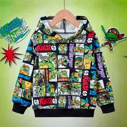 YK Boys Printed Hooded Sweatshirt-picture-47