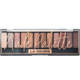 L.A colors 12 Color Enchanting Eyeshadow Palette Stocking Suffer - Nude image 3