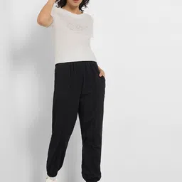Ajile by Pantaloons Black Track Pants image 5
