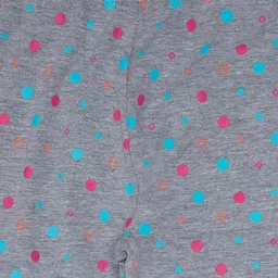 Bodycare Girls Pack Of 2 Cotton Printed Ankle Length Leggings image 2