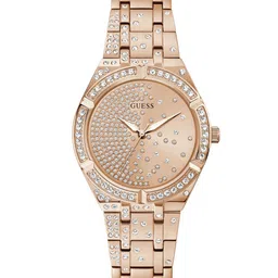 GUESS Women Embellished Dial Bracelet Style Straps Analogue Watch GW0312L3M-picture-33