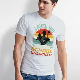 Seekbuylove Men Graphic Printed Bio Finish T-shirt image 3