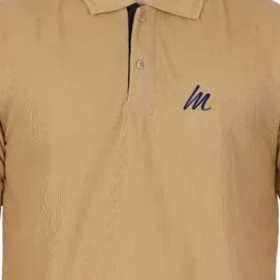 LA MILANO Men Solid Polo Collar T-shirt image 2