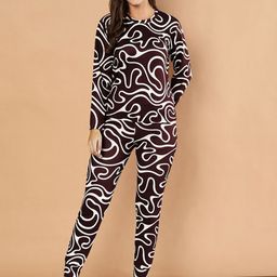 Moda Rapido Printed T-Shirt With Trousers-picture-14
