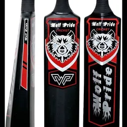 WP Kids PVC/Plastic Red/B Black Tennis Cricket Bat (400g) No5 #_PK89 PVC/Plastic Cricket Bat For 9 - 11 Yrs-image-37