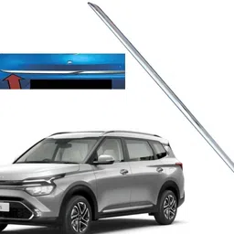auto e-shopping ABS Plastic Chrome Diggi Garnish Patti Dicky Rear Boot Trunk Guard Carens Glossy, Chrome Kia NA Rear Garnish-picture-11