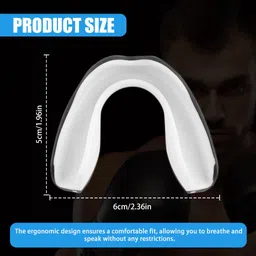 hannea Sports Mouth Guard, Mouthguard Teeth Guard High-density Moulded Mouthguard Mouth Guard image 3